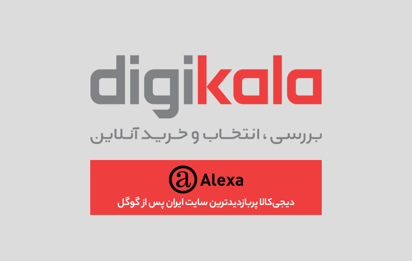 دیجی‌ کالا پر بازدیدترین سایت در ایران، پس از گوگل